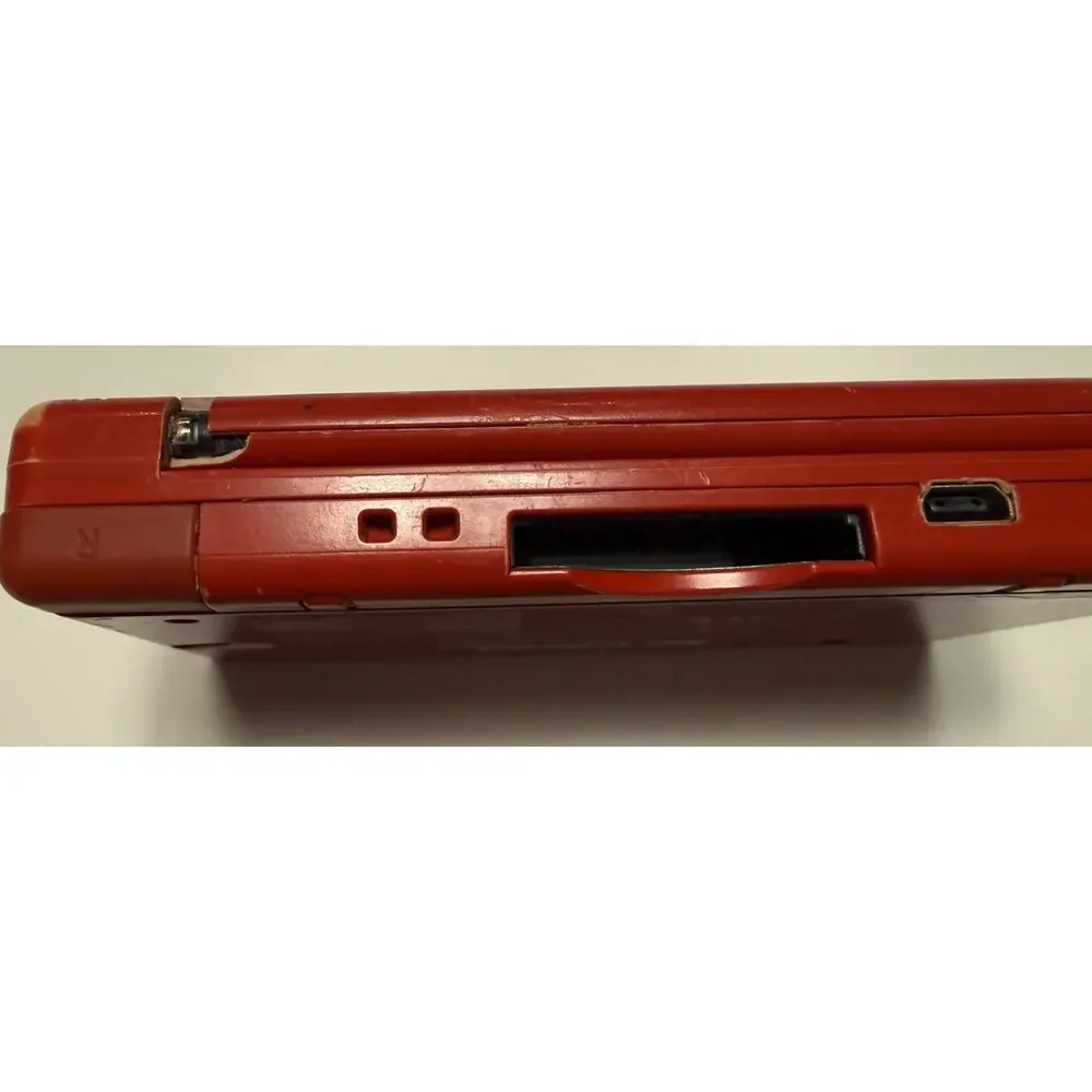 Nintendo DS Lite - red super mario bros - Handheld Console - Tested some wear